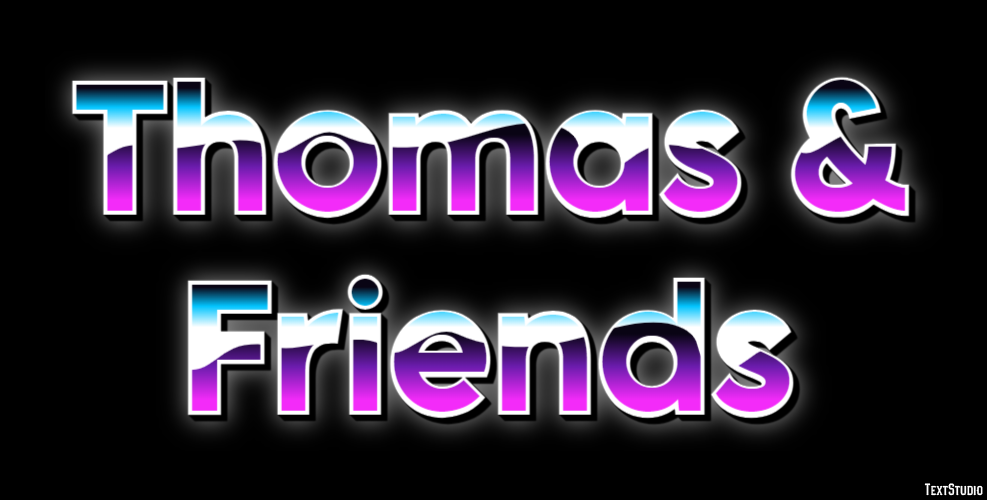 Thomas & Friends Texteffekt