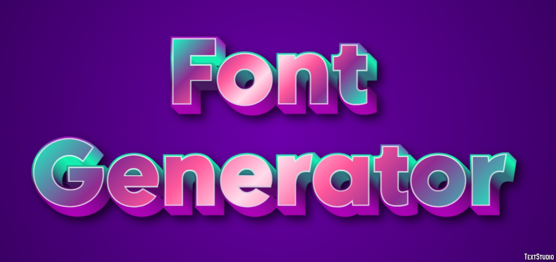 Font Generator Effetto testo
