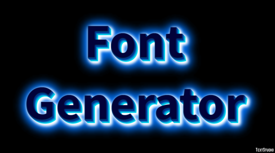 Font Generator Effetto testo