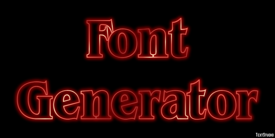 Font Generator Metin Efekti