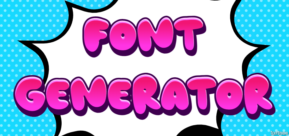 Font Generator Effetto testo