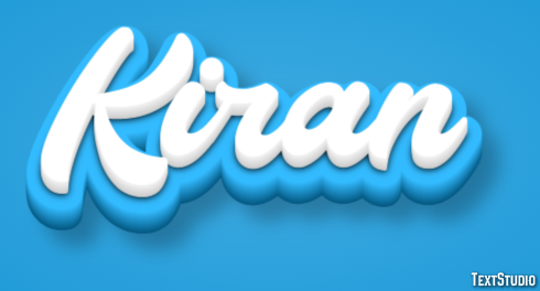 Kiran Efeito de texto