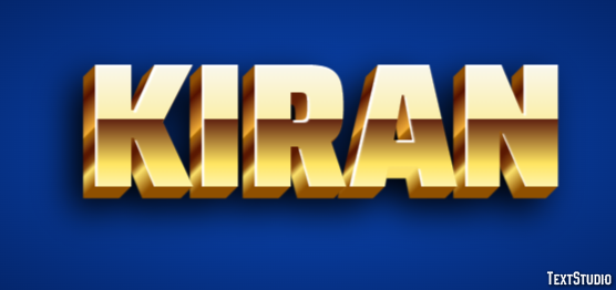 Kiran Effetto testo
