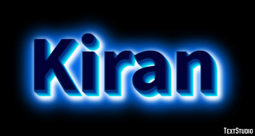 Kiran Efeito de texto