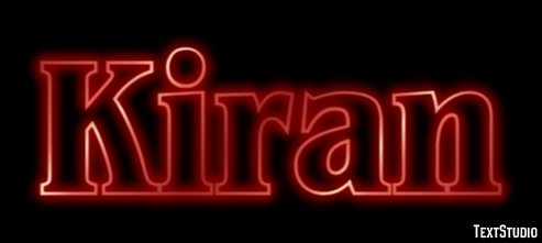 Kiran Efeito de texto