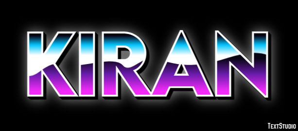 Kiran Efeito de texto