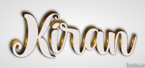 Kiran Efeito de texto