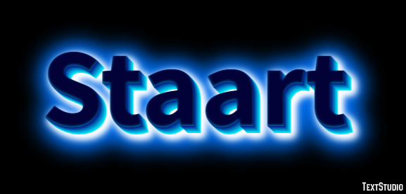 Staart Tekst Effect