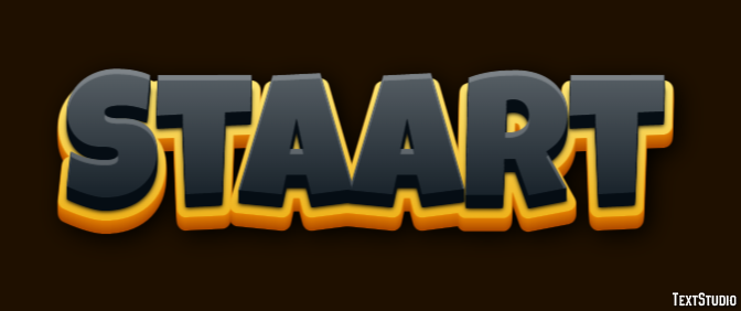 Staart Tekst Effect