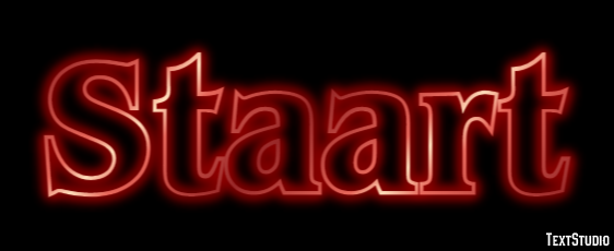 Staart Tekst Effect