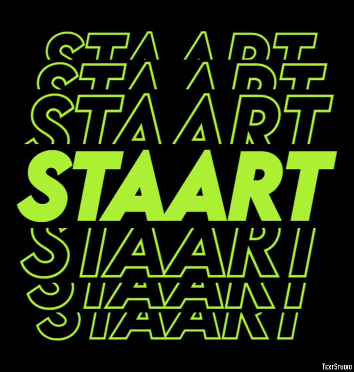 Staart Tekst Effect