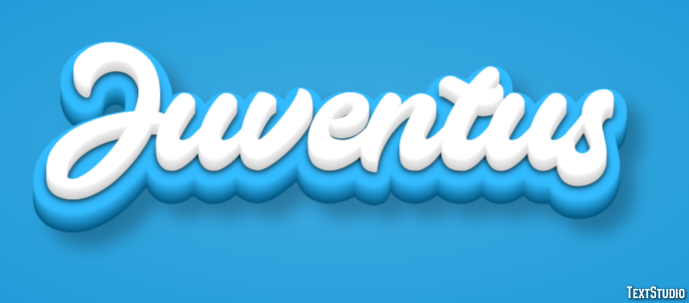 Juventus Text effect