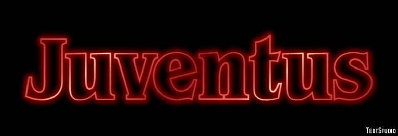 Juventus Text effect