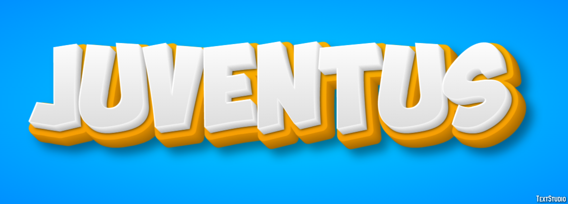 Juventus Text effect