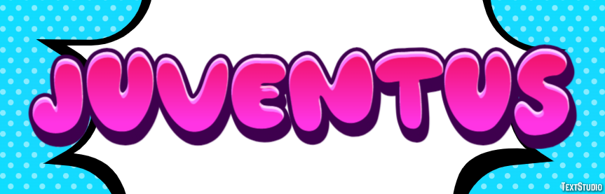 Juventus Text effect