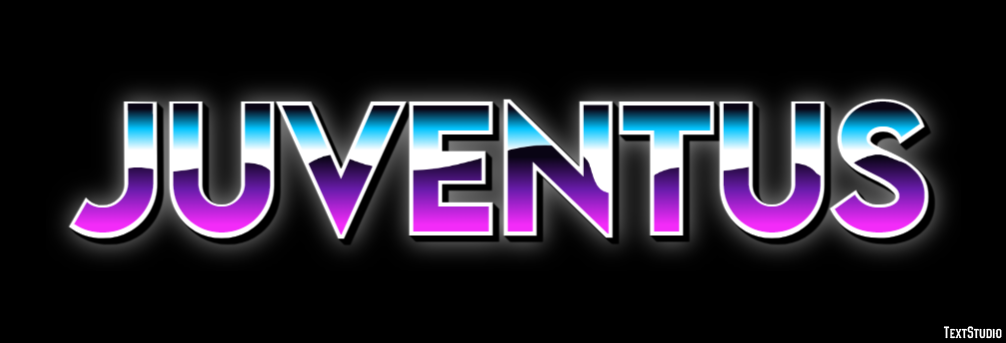 Juventus Text effect