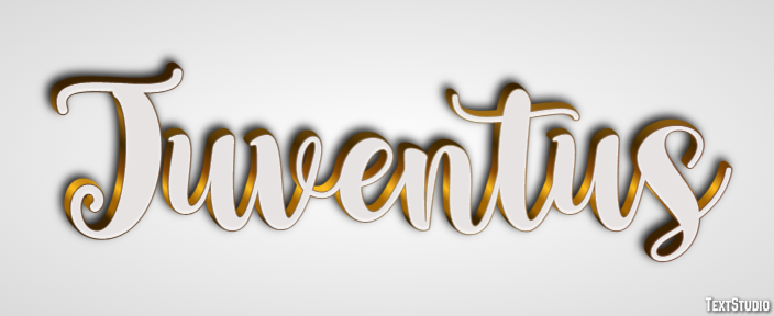 Juventus Text effect