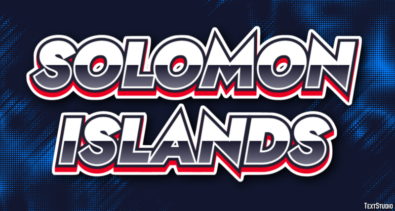 Solomon Islands Efekt tekstowy