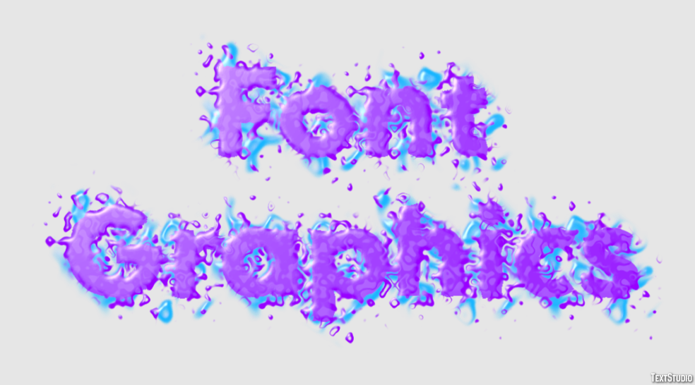 Font Graphics Text effect
