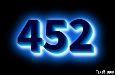 452 Texteffekt