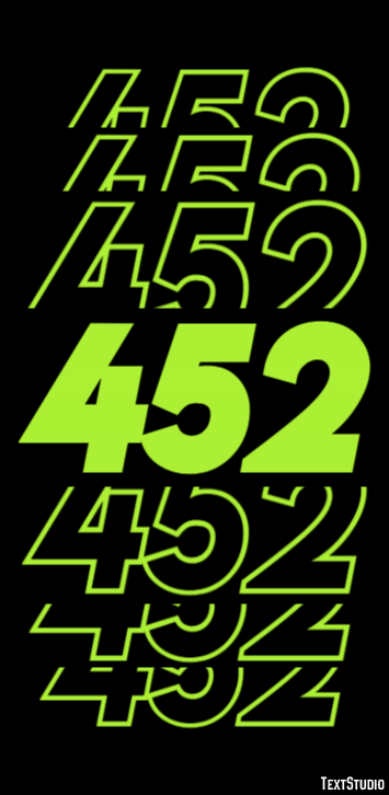452 Text Effect
