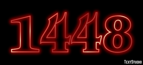 1448 Tekst Effect