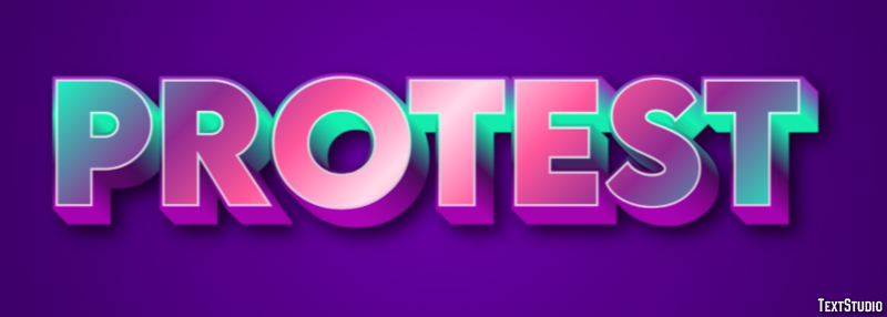Protest Text Effect