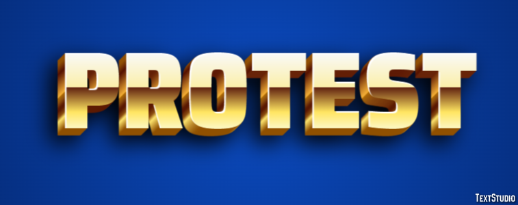 Protest Text Effect