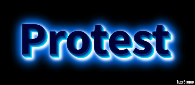 Protest Text Effect