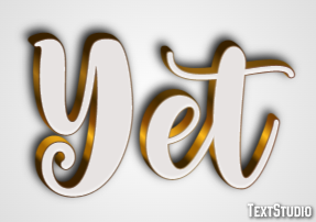 Yet Efecto de Texto