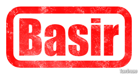 Basir Text effect