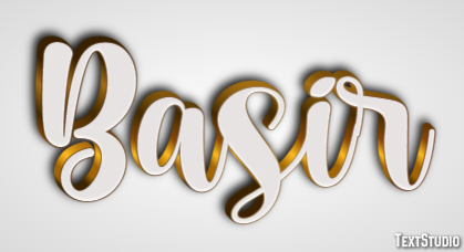 Basir Efeito de texto