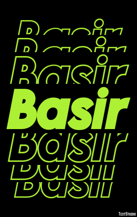 Basir Text Effect