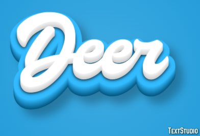 Deer Efekt tekstowy