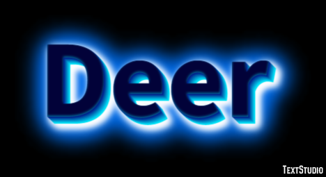 Deer Text Effect