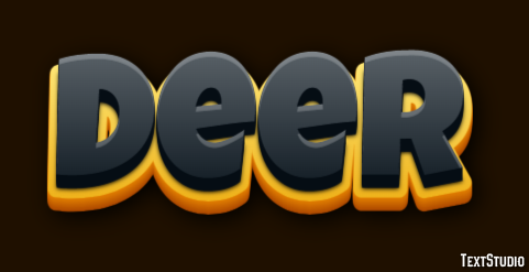 Deer Efekt tekstowy