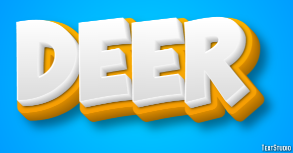 Deer Text Effect