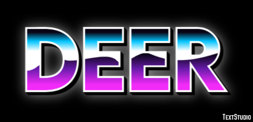 Deer Effetto testo