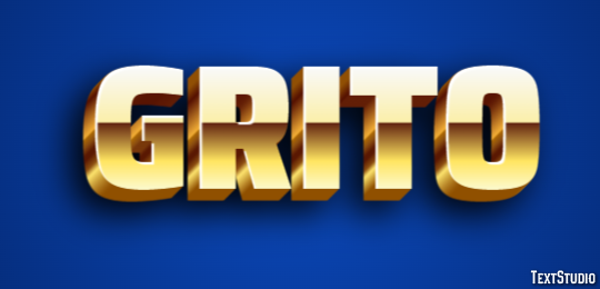 Grito Effetto testo