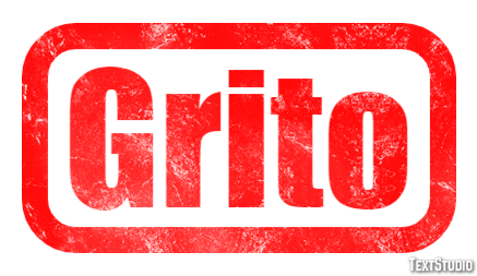 Grito Effetto testo
