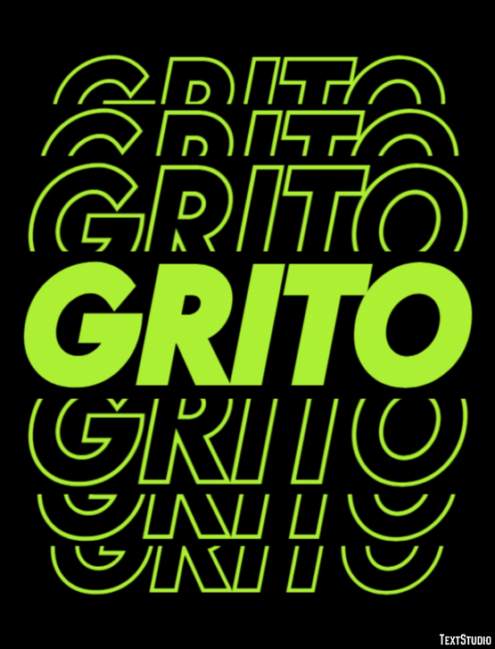 Grito Effetto testo