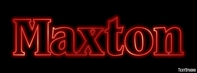 Maxton Efekt tekstowy