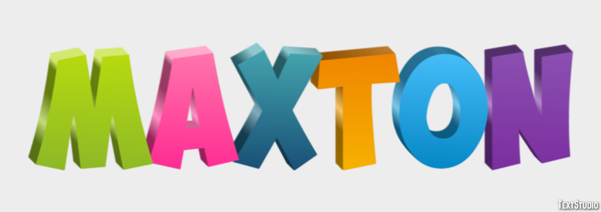 Maxton Efekt tekstowy