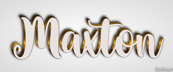 Maxton Efekt tekstowy