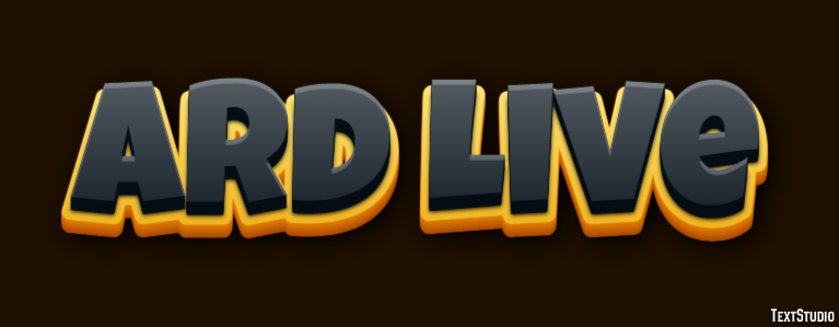 Ard Live Efeito de texto