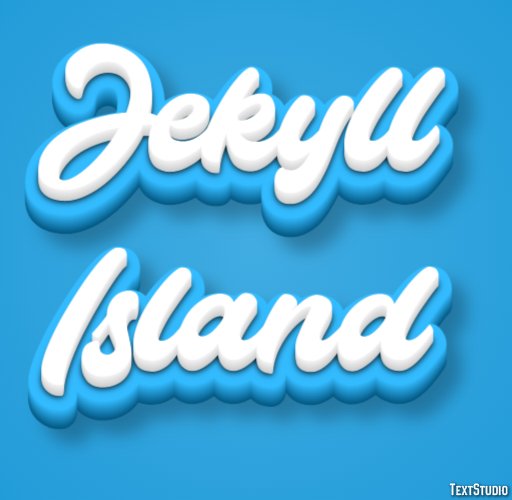 Jekyll Island Efecto de Texto