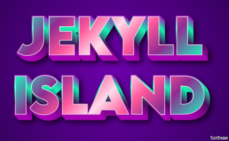 Jekyll Island Efecto de Texto