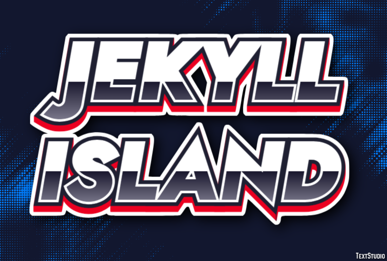 Jekyll Island Effetto testo