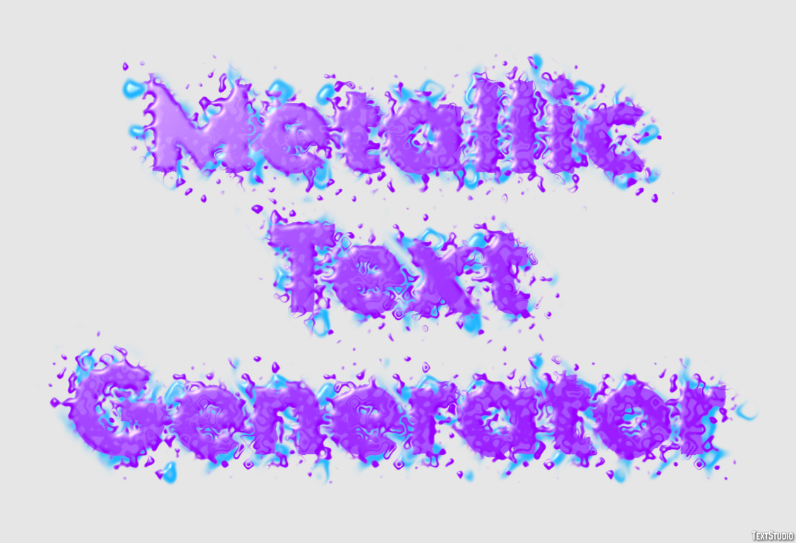 Metallic Text Generator Text effect