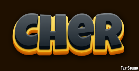 Cher Text effect